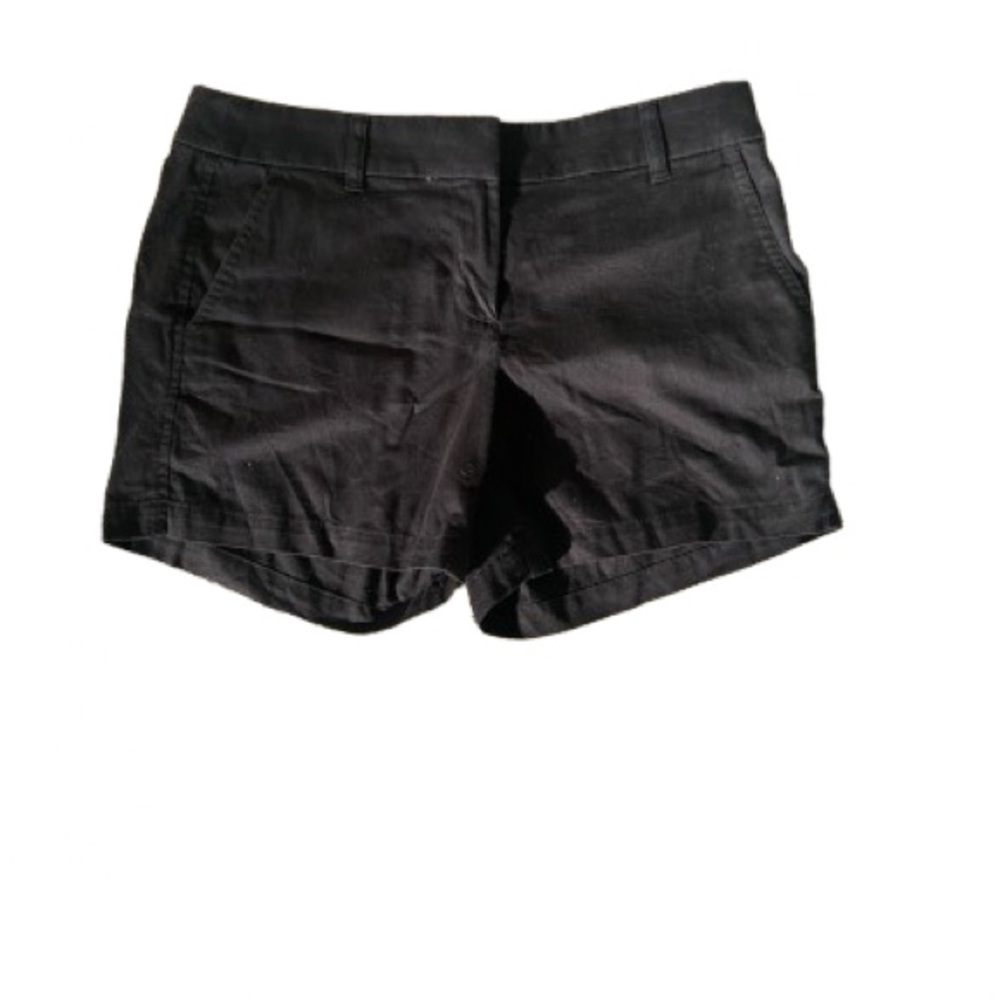 Black J-Crew Jean shorts classic casual style size 6.